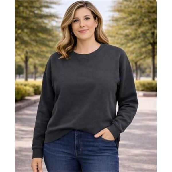 Lazypants XS Pullover Sweatshirt in Charcoal Gray