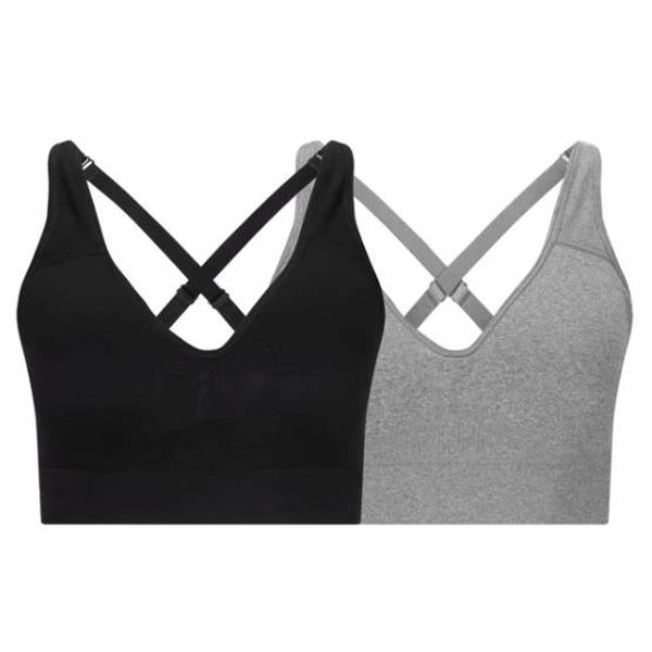 Puma 2-Pack Seamless Sports Bra – Convertible Design XL/TG