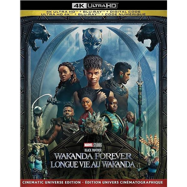 Marvel Studios Black Panther: Wakanda Forever 4K Ultra HD + Blu-ray + Digital Code