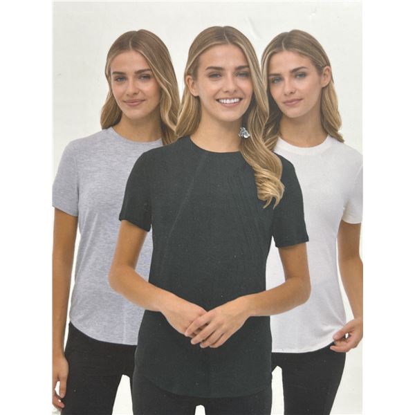 Bench Ladies Comfort T-Shirts, 3-Pack, S/P Size, Multi-Color