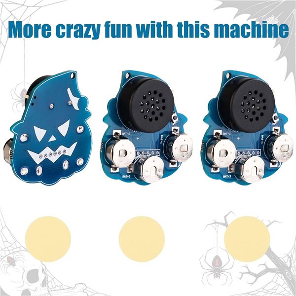 3pcs Noise Beeping Maker Prank, Pumpkin Wizard Style