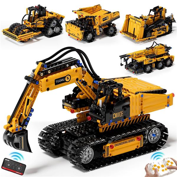 5-in-1 Building Block Set With Remote Control and App Control, Model T3009