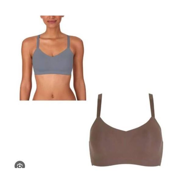 Halston Seamless Bra 2-Pack – M/M – With Hook & Eye Closure