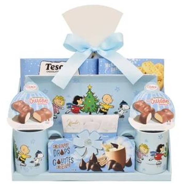 Peanuts 536 g Chocolate Gift Set with Mugs and Tray