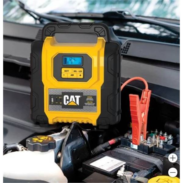 CAT 2500A Lithium Jump-Starter with Air Compressor and USB-C 60W Power Bank