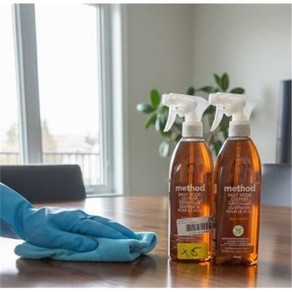 Method X5 Daily Wood Cleaner Almond Scent 828 mL, With Plant-Based Cleaners