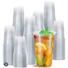 Image 1 : 2 Prestee Perch 16 oz Crystal Clear Cups