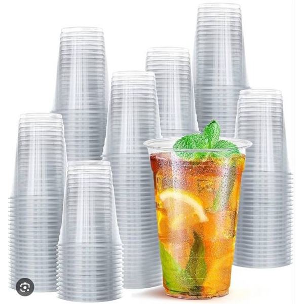 2 Prestee Perch 16 oz Crystal Clear Cups
