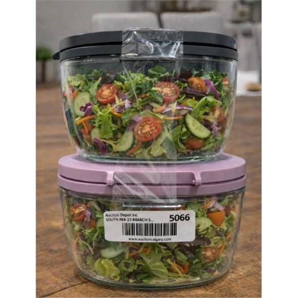 Benion Glass Food Storage Containers with Lids, Model lm008
