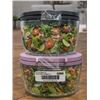 Image 1 : Benion Glass Food Storage Containers with Lids, Model lm008
