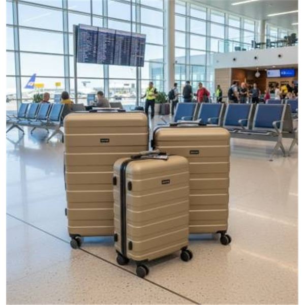 Pack & Fly 3-Piece Set Champagne Edition With Cabin, Medium, Large Sizes