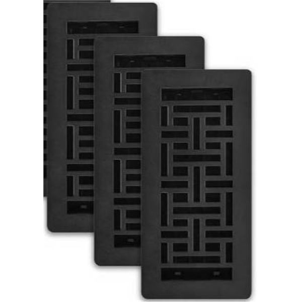 Manor House Floor Register 3 Pack – 4 x 10 in (10.2 x 25.4 cm)