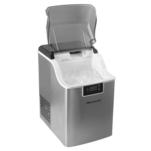 Frigidaire Chewable Nugget Ice Maker, 44 lb Capacity, Stainless Steel