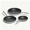 Image 1 : Three Non-Stick Fry Pans With Metal Handles