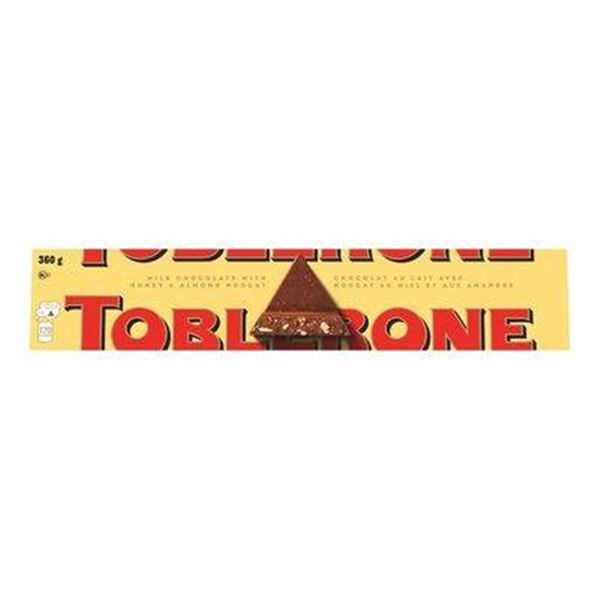 Toblerone Swiss Milk Chocolate with Honey and Almond Nougat, 750g