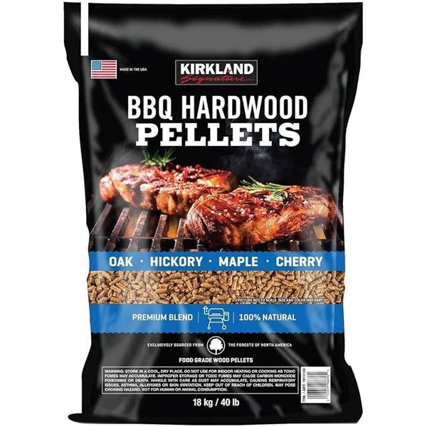 BBQ Hardwood Pellets, 18 kg (40 lb)