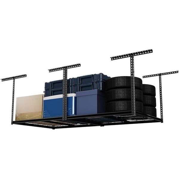 Atlas Overhead Garage Storage Rack – 1250 lbs Capacity, 4 ft x 8 ft