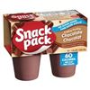 Image 1 : Lot of 12 – Snack Pack Chocolate Pudding Cups, Each pack containing 4 x 99g