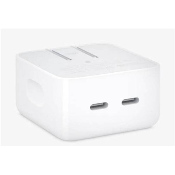 Apple Dual USB-C Port 35W Compact Power Adapter Model A2571