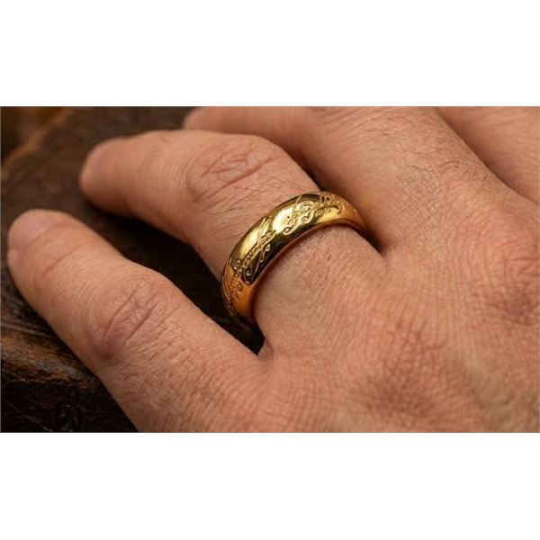 Lord of the rings enscribed ring  – precious