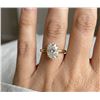 Image 1 : Ladies 14K GP 2.1 Carat Oval Cut Solitaire Ring