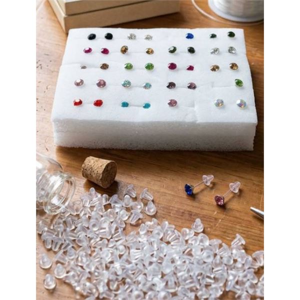 Wholesale Lot of 25 Pair Assorted Gemstone Earrings