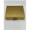 Image 3 : 5 Golden Metal Dice With Case