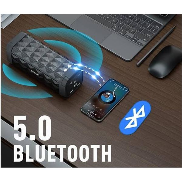 Bugani M99 Waterproof Wireless Speaker with Bluetooth Connectivity