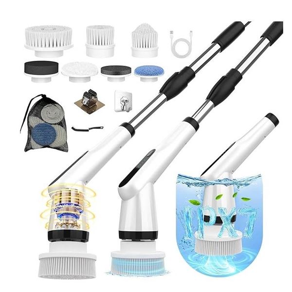 10-in-1 Electric Spin Scrubber Model G2 With Rechargeable Battery