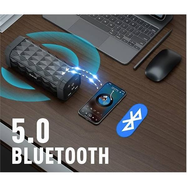 Bugani M99 Waterproof Wireless Speaker with Bluetooth Connectivity