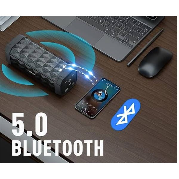 Bugani M99 Waterproof Wireless Speaker with Bluetooth Connectivity