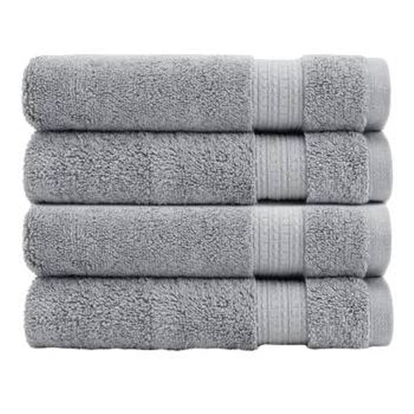 Serene Home 4-Piece Washcloth Set, 100 Percent Cotton