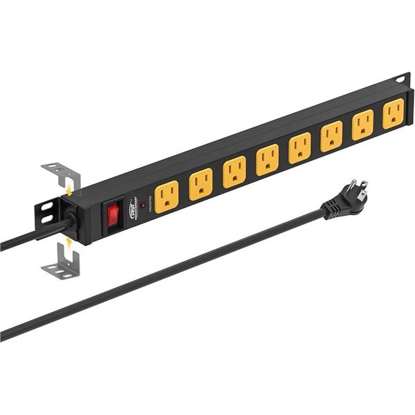 CRST 8 Outlet Power Bar with Surge Protector