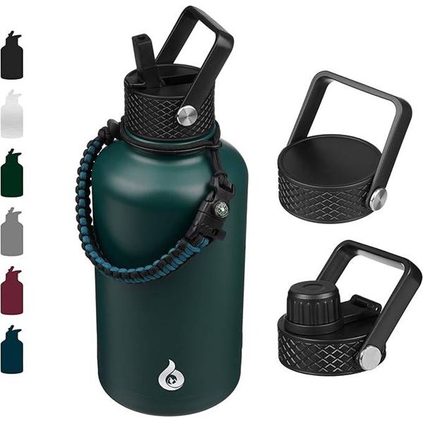 Bjpkpk 1/2 Gallon Jug With Accessories and Multiple Lids