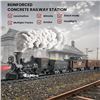 Image 1 : Classic Model Train Set with Steam and Sound, Electric Train Set
