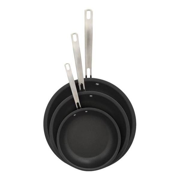 Kirkland Signature Hard Anodized Skillets, Non-Stick, 3-Piece, 8.5/10/12 Inches