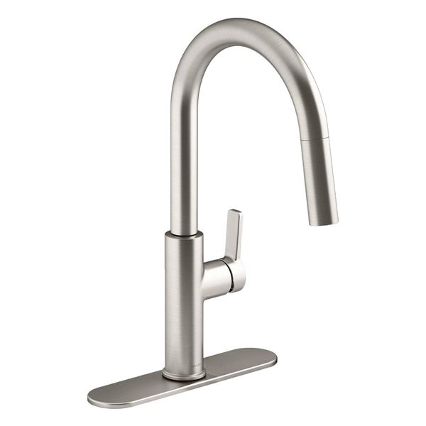 Kohler Rodean Pull-Down Kitchen Faucet, Stainless Finish