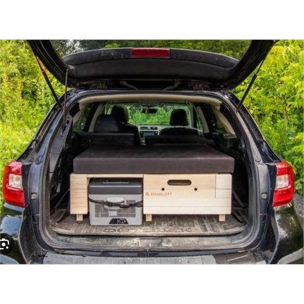 RoadLoft Matelas/Mattress Split and Wooden Storage Units