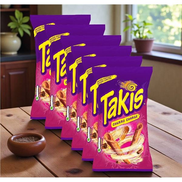Takis Churro Charge Snack Pack of 14 x 20g Bags – Limited Edition