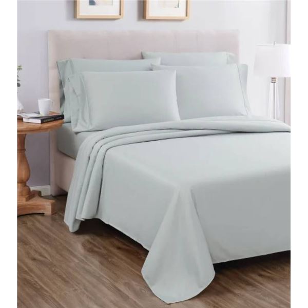 Queen Hotel Signature Sateen 400-Thread Count Cotton Sheet Set