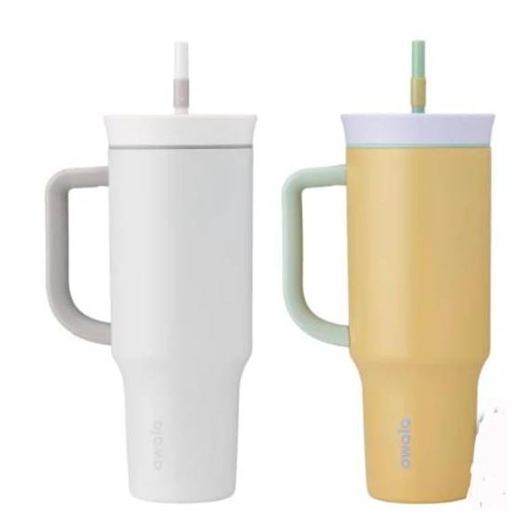 Owala 40oz Tumbler Set With Snap-On Lid and Straws