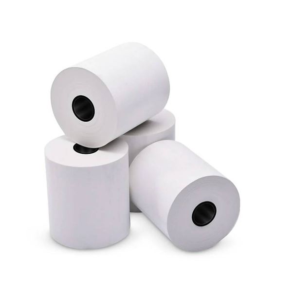 Thermal Paper Roll, 2.312″ W x 185′ L, White, BPA Free, 48 Rolls