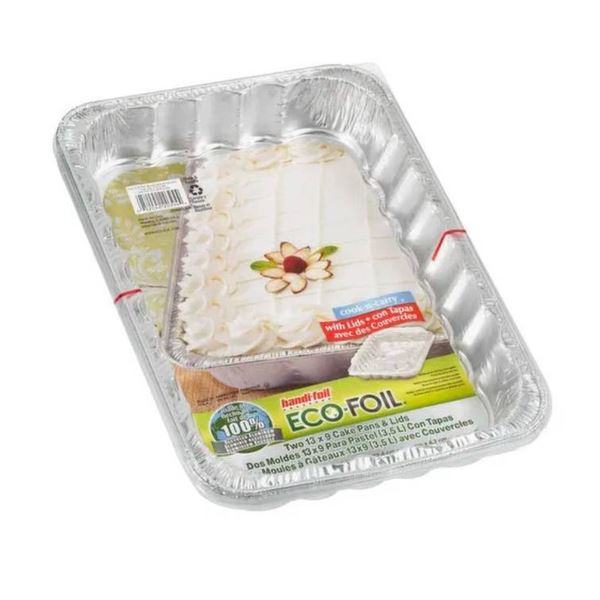 Lot of 30 Eco-Foil Aluminum Pans With Lids