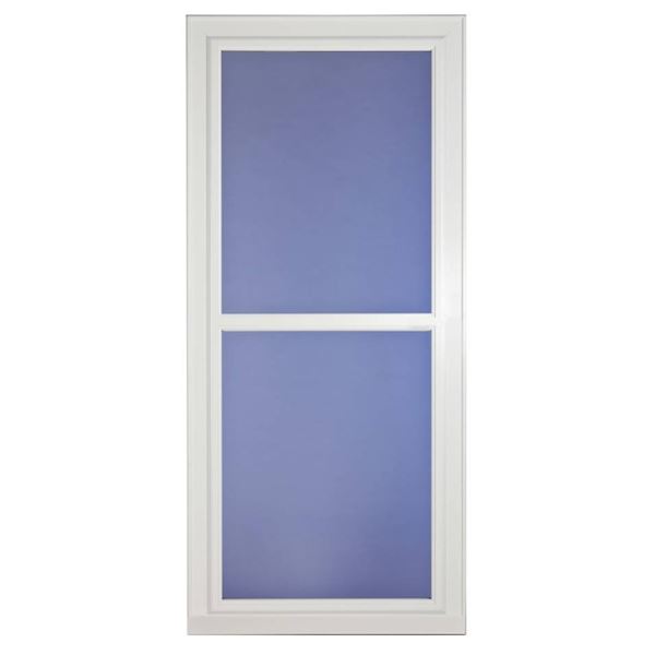 Larson Tradewinds 36-in x 81-in White Aluminum Storm Door
