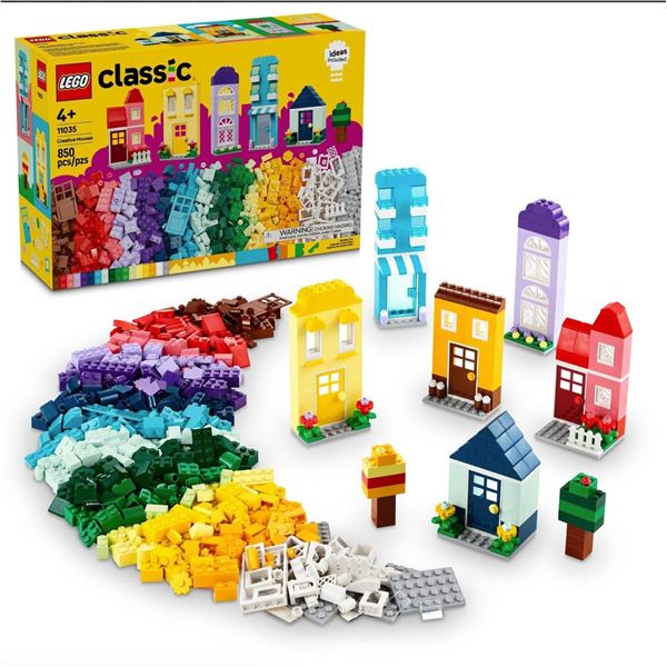 LEGO Classic 11035 Creative Houses Building Set 850 Pieces