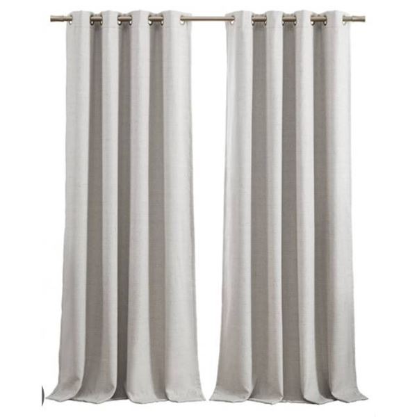 Beautyrest Platinum Curtain Panels, 2-Pack, Polyester, 52″ x 90″ 2 Panels Light Gr