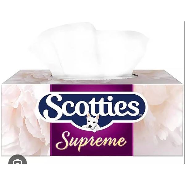 Scotties Premium 2-Ply Tissue Lot, 21 Units, 126 Sheets Each