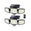 Image 1 : Solar Motion Sensor Outdoor Lights with Remote – 2500LM Bright LED Security Flood Light