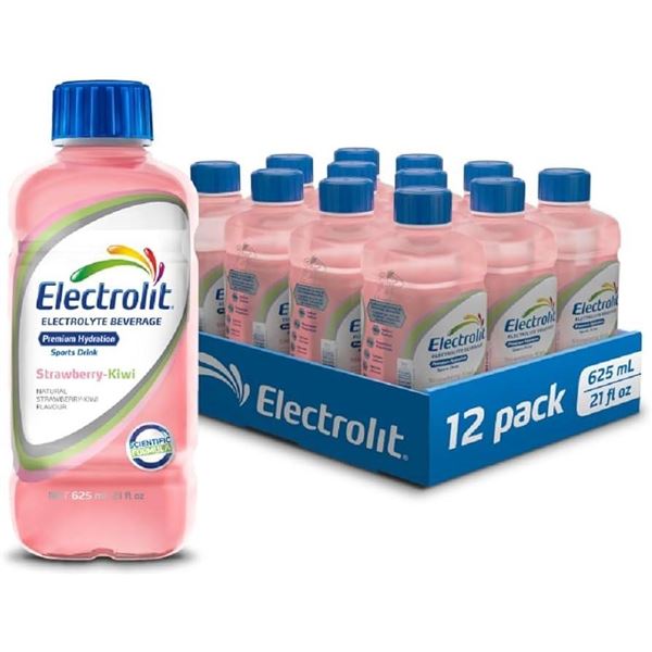 Electrolit Electrolyte Beverage 625 mL Fruit Flavor, Case of 12