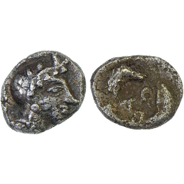 ATTICA: Athens, AR tritartemorion (0.45g), ca. 479-404 BC, VF